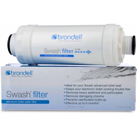 Bidet toilet seat carbon water filter